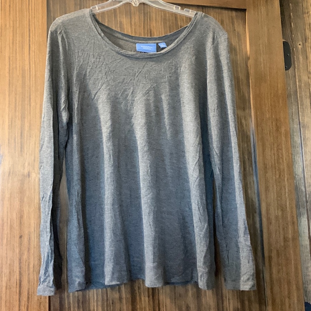 Simply Vera Vera Wang Long Sleeve Top Large